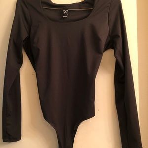 Silk Black Bodysuit